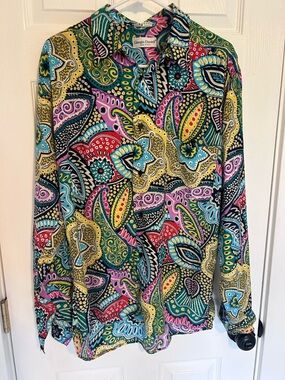 Giorgio Danieli Multicolor Paisley Button-Up Shirt